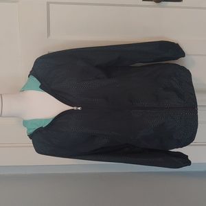 Christopher & Banks fully lined zip front spring jacket